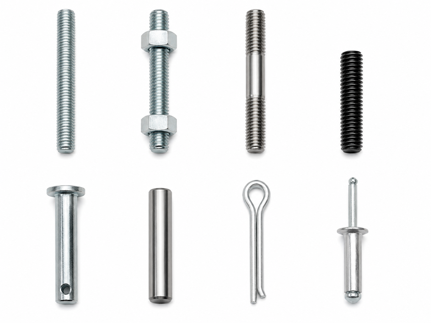Representative Rods, Studs, Pins & Rivets range